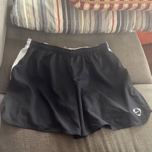 Nike Black and White Sports Shorts